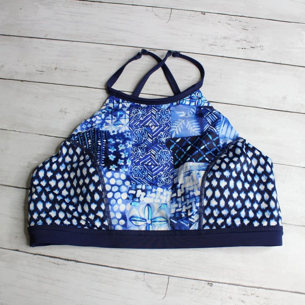 Tommy Bahama Women's Bikini Halter Swim Top Size M Active Swimsuit UPF 50